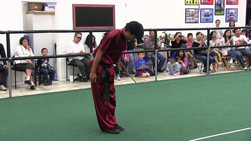Andre's black belt test at Legend Kung Fu