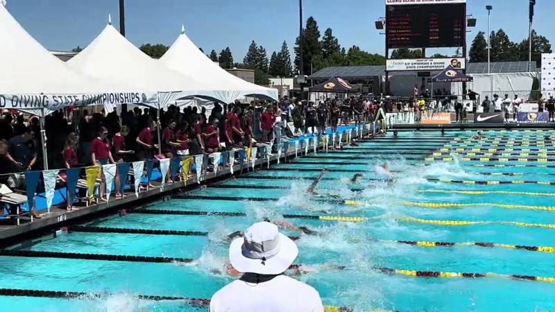 CIF state finals boys 50 yard freestyle